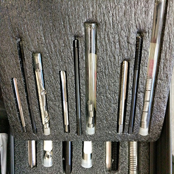 Thread insert installation